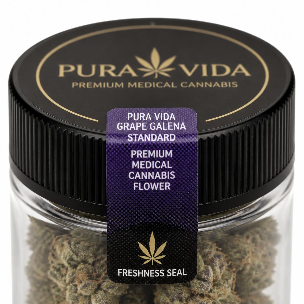 Pura Vida Grape Galena medical cannabis flower 4 Pura Vida Grape Galena medical cannabis flower
