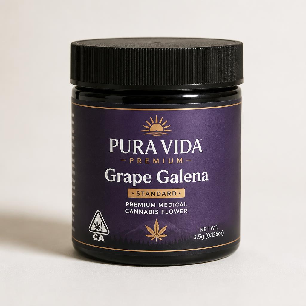 Pura Vida Grape Galena medical cannabis flower Pura Vida Grape Galena medical cannabis flower