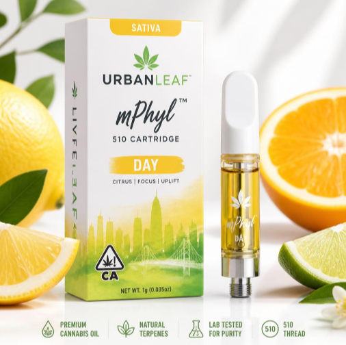 UrbanLeaf mPhyl 510 Cartridge Day
