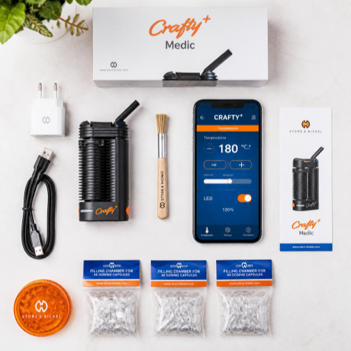 Storz & Bickel Crafty+ Medic Vaporizer TGA Approved Compact Portable