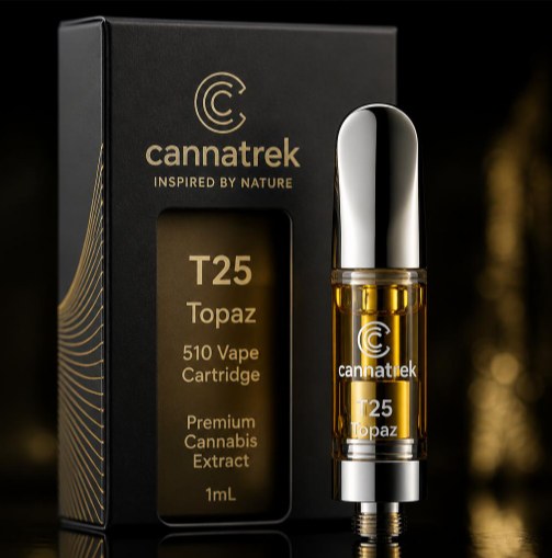 Cannatrek T25 Topaz 510 Vape Cartridge Cannatrek T25 Topaz 510 Vape Cartridge