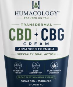 Humacology Transdermal CBD CBG Cream