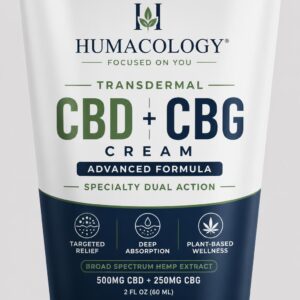 Humacology Transdermal CBD CBG Cream