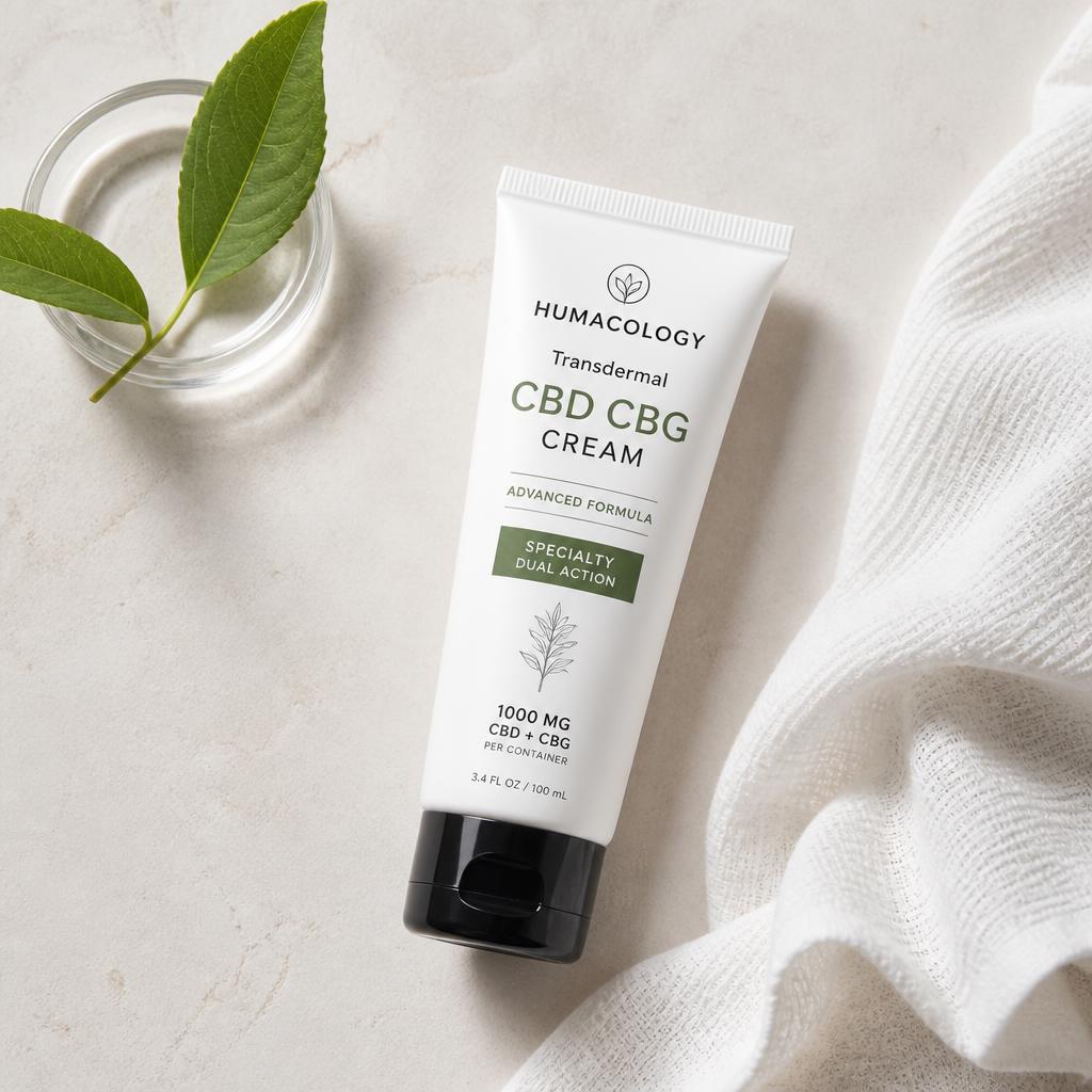 Humacology Transdermal CBD CBG Cream 2 Humacology Transdermal CBD CBG Cream