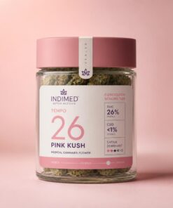 Indimed Tempo 26 Pink Kush medical cannabis flower