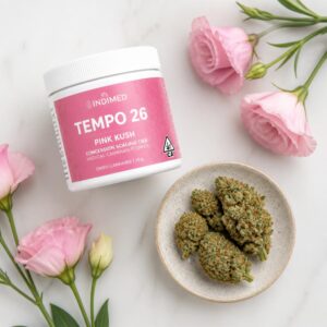Indimed Tempo 26 Pink Kush medical cannabis flower