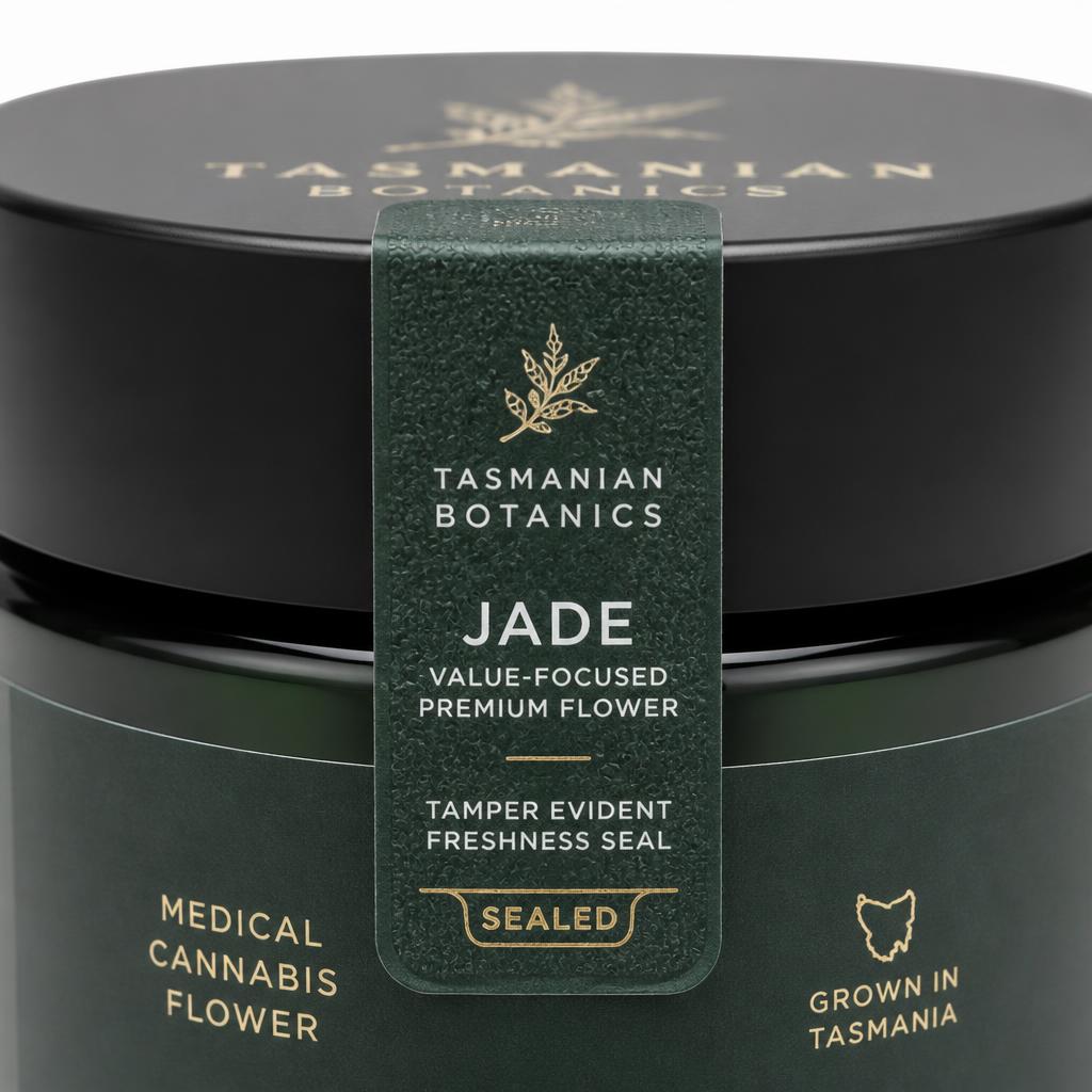 Tasmanian Botanics Jade medical cannabis flower 4 Tasmanian Botanics Jade medical cannabis flower