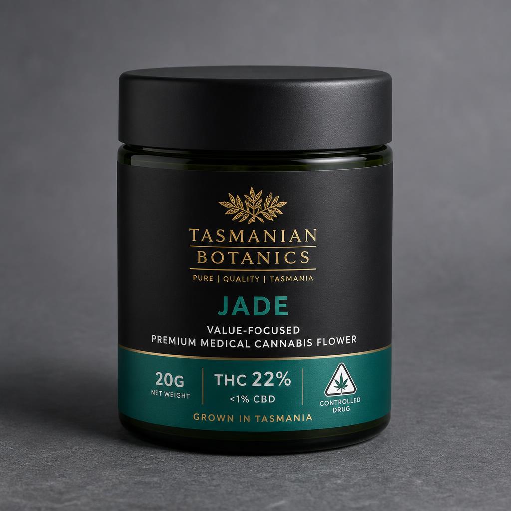 Tasmanian Botanics Jade medical cannabis flower Tasmanian Botanics Jade medical cannabis flower