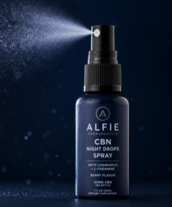 buy Alfie Therapeutics CBN night drops spray