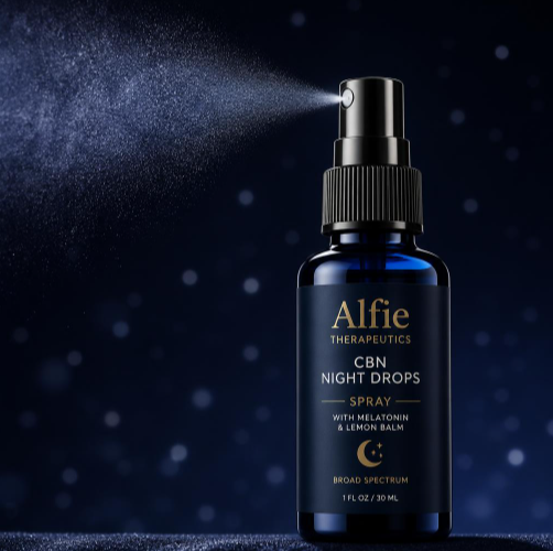 buy Alfie Therapeutics CBN night drops spray buy Alfie Therapeutics CBN night drops spray