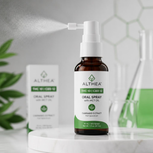 buy Althea THC10 CBD12 oral spray
