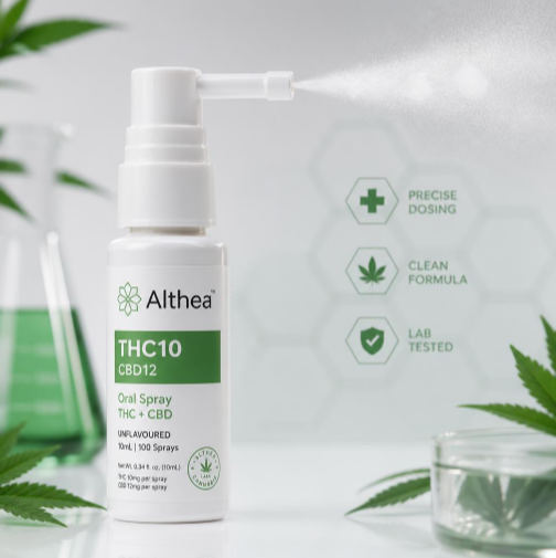 buy Althea THC10 CBD12 oral spray