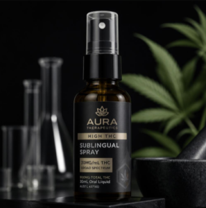 buy Aura Therapeutics high THC sublingual spray