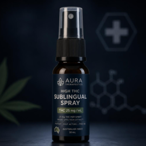 buy Aura Therapeutics high THC sublingual spray